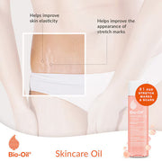 Bio-Oil Skincare Oil, plastic bottle packaging, fragranced formula, 125ml, face and body skincare use