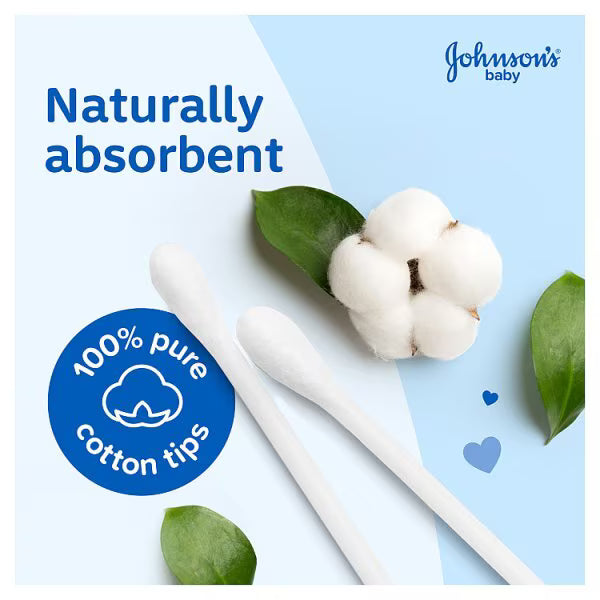 Johnson's Baby Cotton Buds gentle personal care cotton buds 200 count lifestyle image