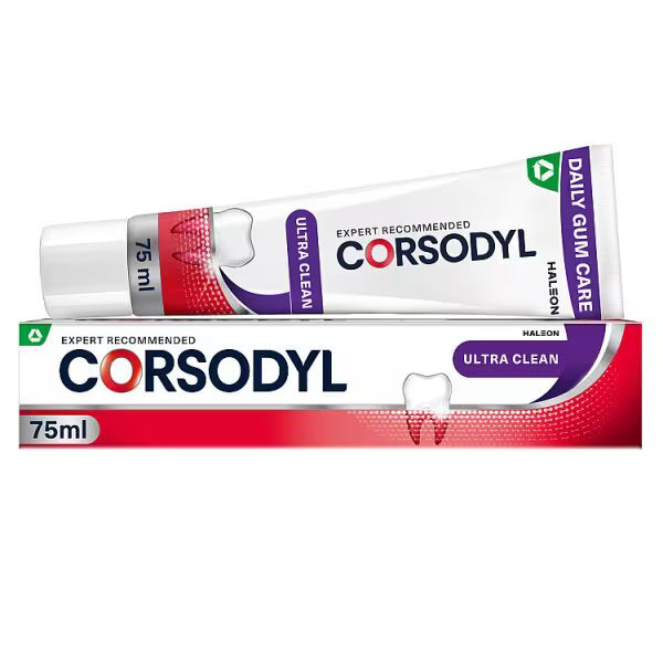 Corsodyl Daily Gum Care Ultra Clean Toothpaste tube 75ml