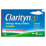 Clarityn Allergy Loratadine 10mg Tablets 10 tablet pack