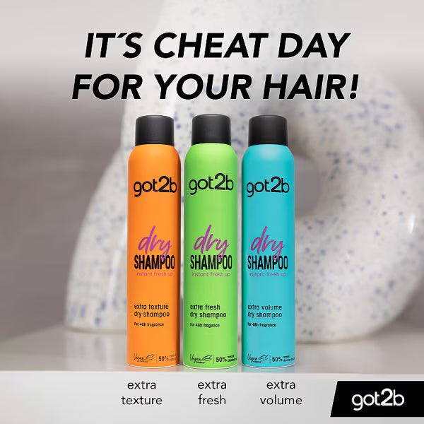 got2b Dry Shampoo Extra Texture 200ml & other variants