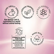 John Frieda Vibrant Shine Colour Shine Conditioner rose hip argan oil 250ml tube lifestyle use image