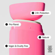 Fussy Natural Deodorant Refill Coconut Milk, compostable refill packaging, coconut fragrance, 40g, underarm deodorant use