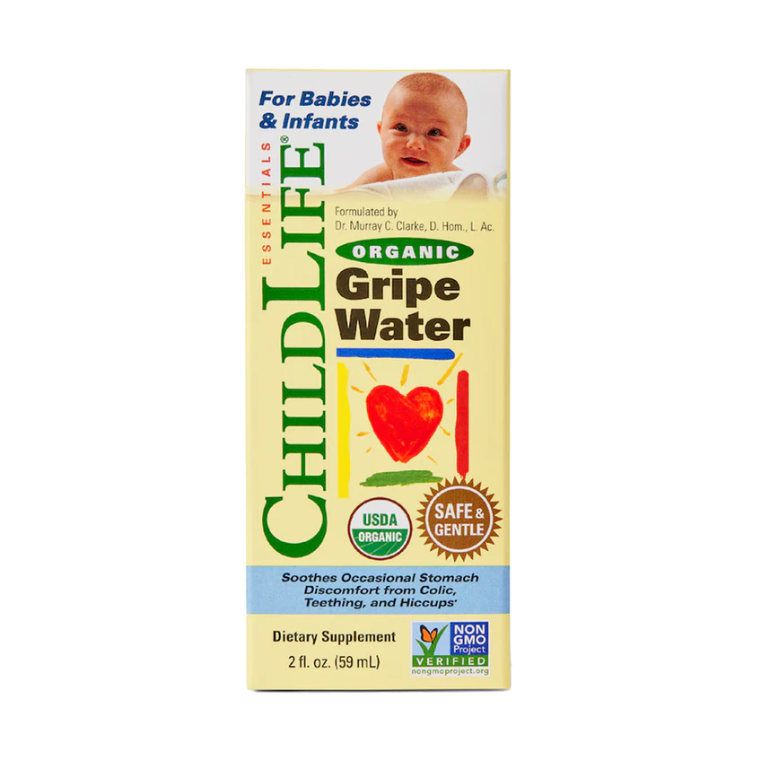 ChildLife Essentials Organic Gripe Water baby liquid supplement box 59ml