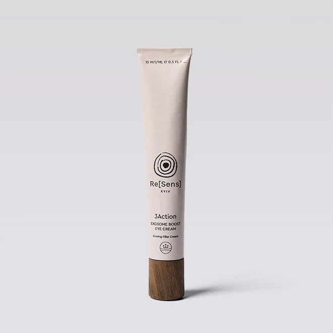 Tube of ReSens cream on a light gray background