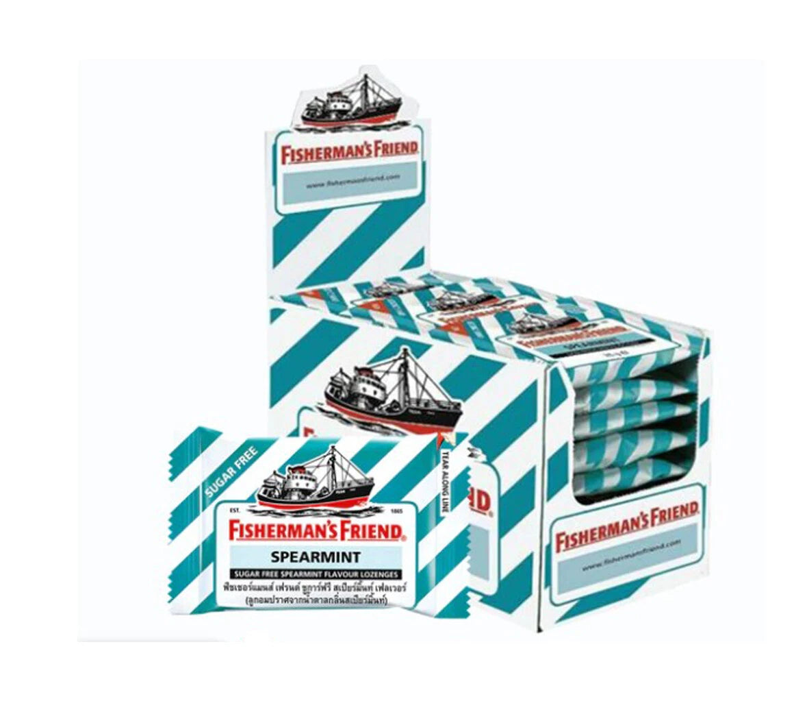 Fisherman’s Friend Spearmint Sugar Free Lozenges – Pack of 24