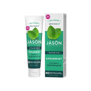 Jason Sea Fresh Spearmint Fresh Breath Toothpaste fluoride free tube & box 119g