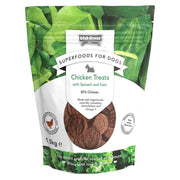 Irish Rover Superfoods Chicken Spinach and Kale dog treats resealable bag 1.5kg