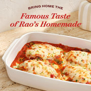 Lifestyle/use image: Rao's Homemade Marinara Sauce served with pasta and Italian dishes 790g