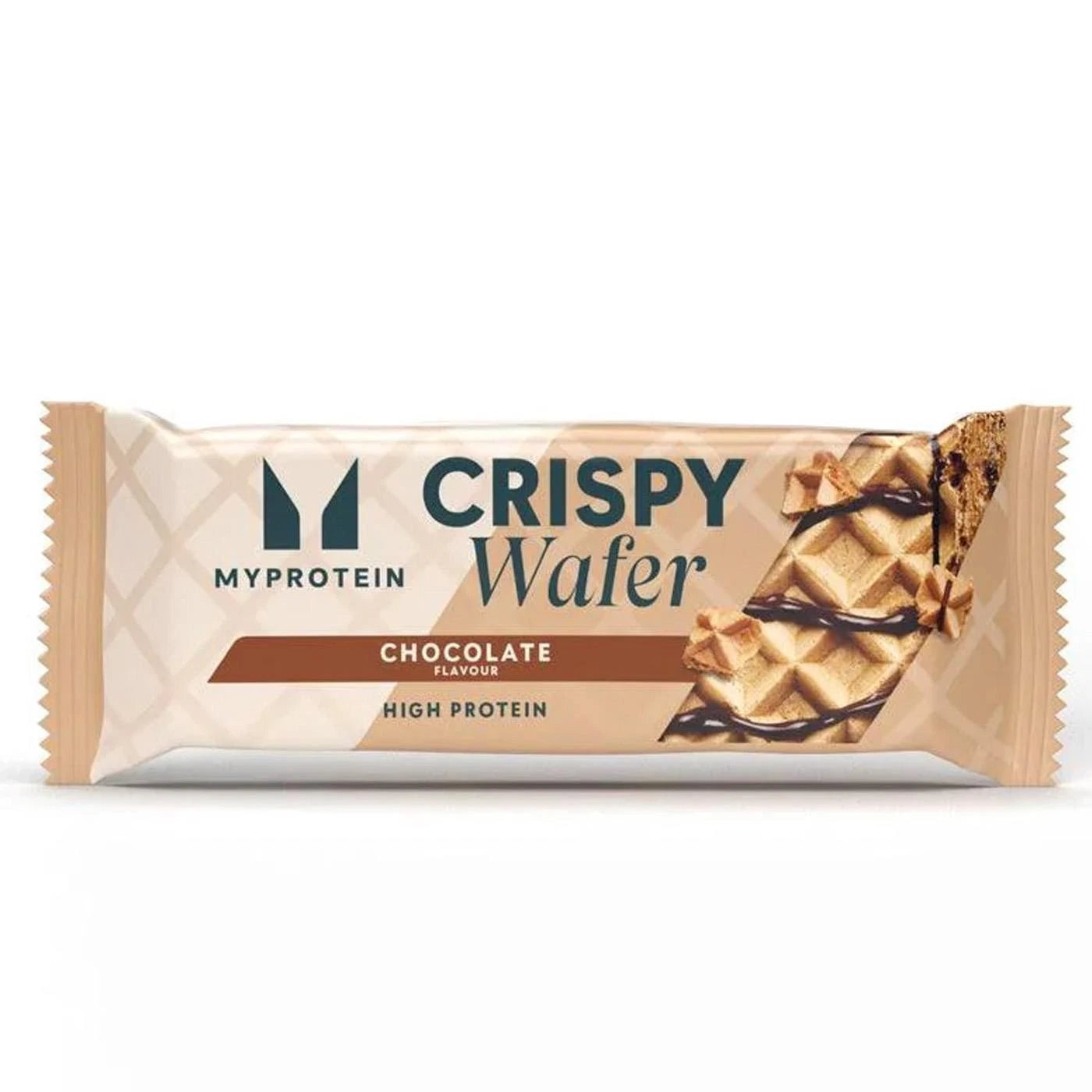 MyProtein Crispy Wafer Chocolate Flavour Protein Bar pack 42g chocolate protein wafer bars