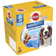 Pedigree Dentastix daily oral care dog dental chew sticks medium dogs pack 56 sticks box