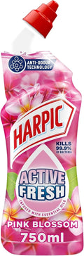 Harpic Active Fresh Pink Blossom Toilet Cleaning Gel 750ml