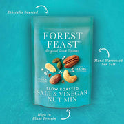 Forest Feast Slow Roasted Salt and Vinegar Nut Mix savoury nut and seed snack 1kg pack serving suggestions