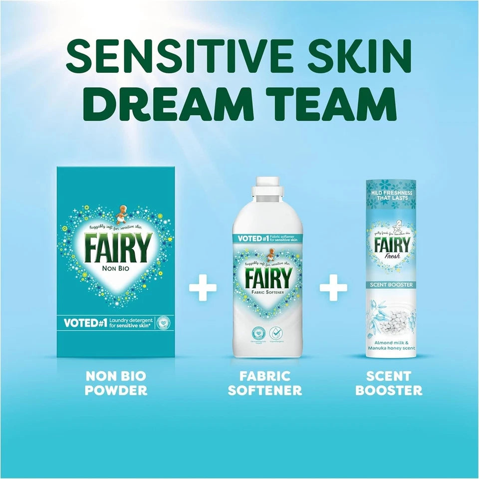 Fairy Non Bio Fast Dissolving Laundry Powder 50 Washes dream team
