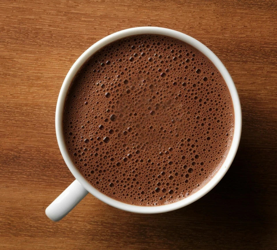 Galaxy instant hot chocolate drink powder 1kg prepared hot chocolate mug lifestyle