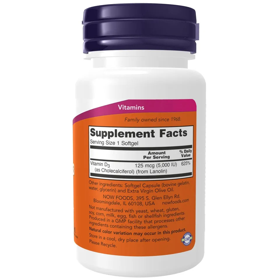 Vitamin D-3, Softgels & Chewables