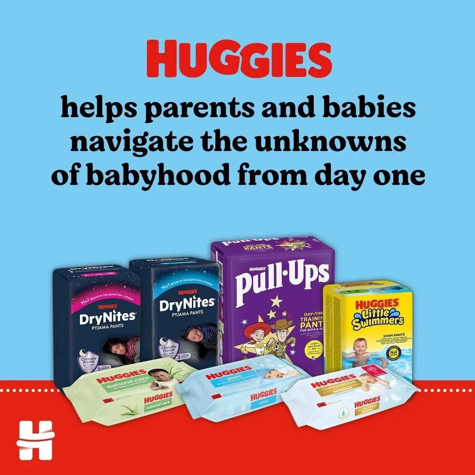 Huggies Pure Baby Wipes Maxi Pack 12 x 60 Wipes & other variants