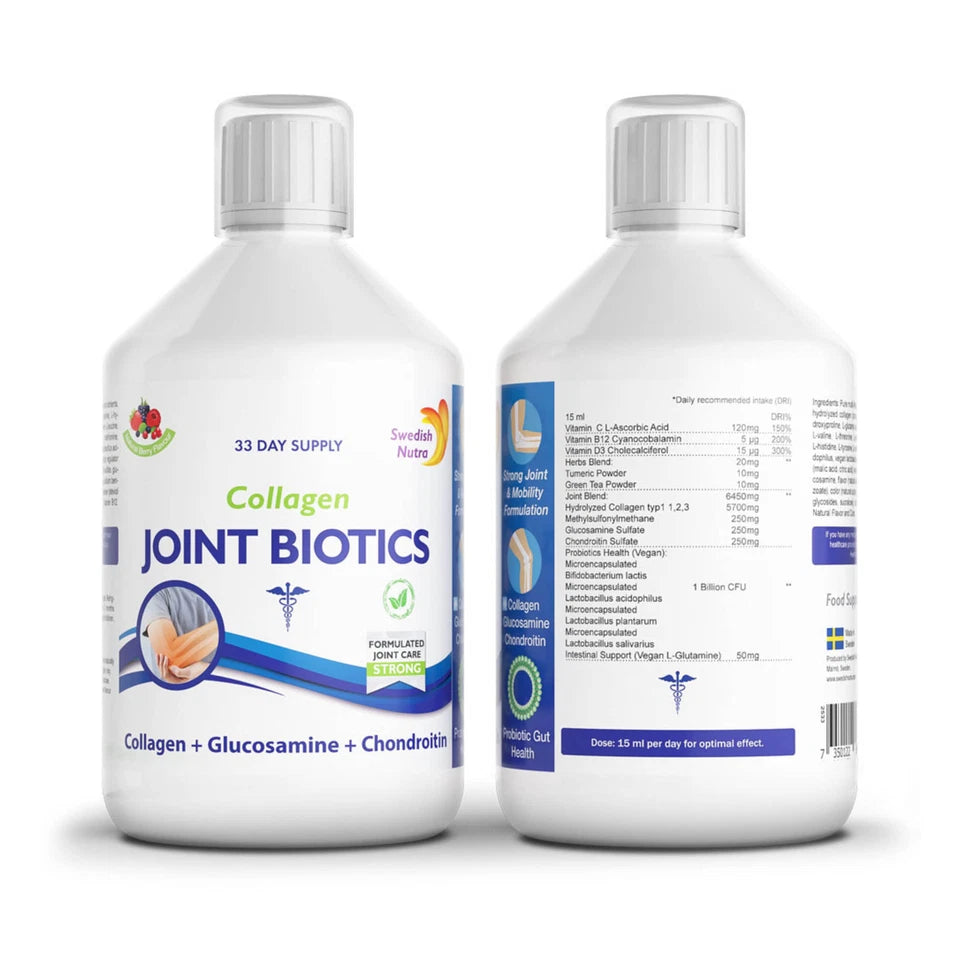 Swedish Nutra Collagen Joint Biotics Liquid Berry 500ml