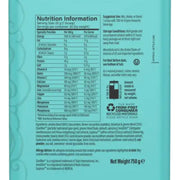 Supplement facts and ingredients list for Sunwarrior Shape Chocolate