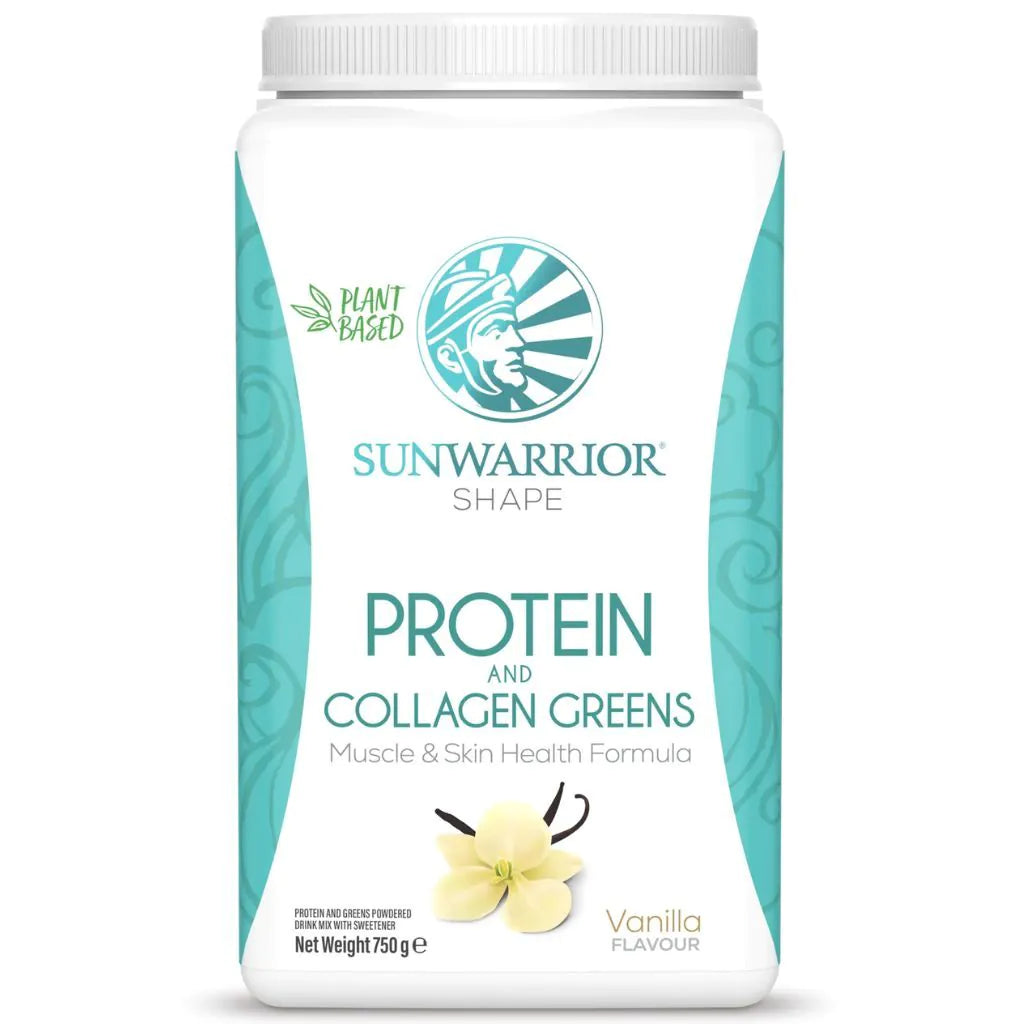 Sunwarrior Shape Plant Protein and Greens Vanilla Powder 750g Tub