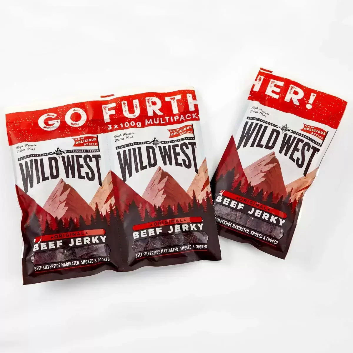 Wild West Original Beef Jerky Multipack 3 x 100g