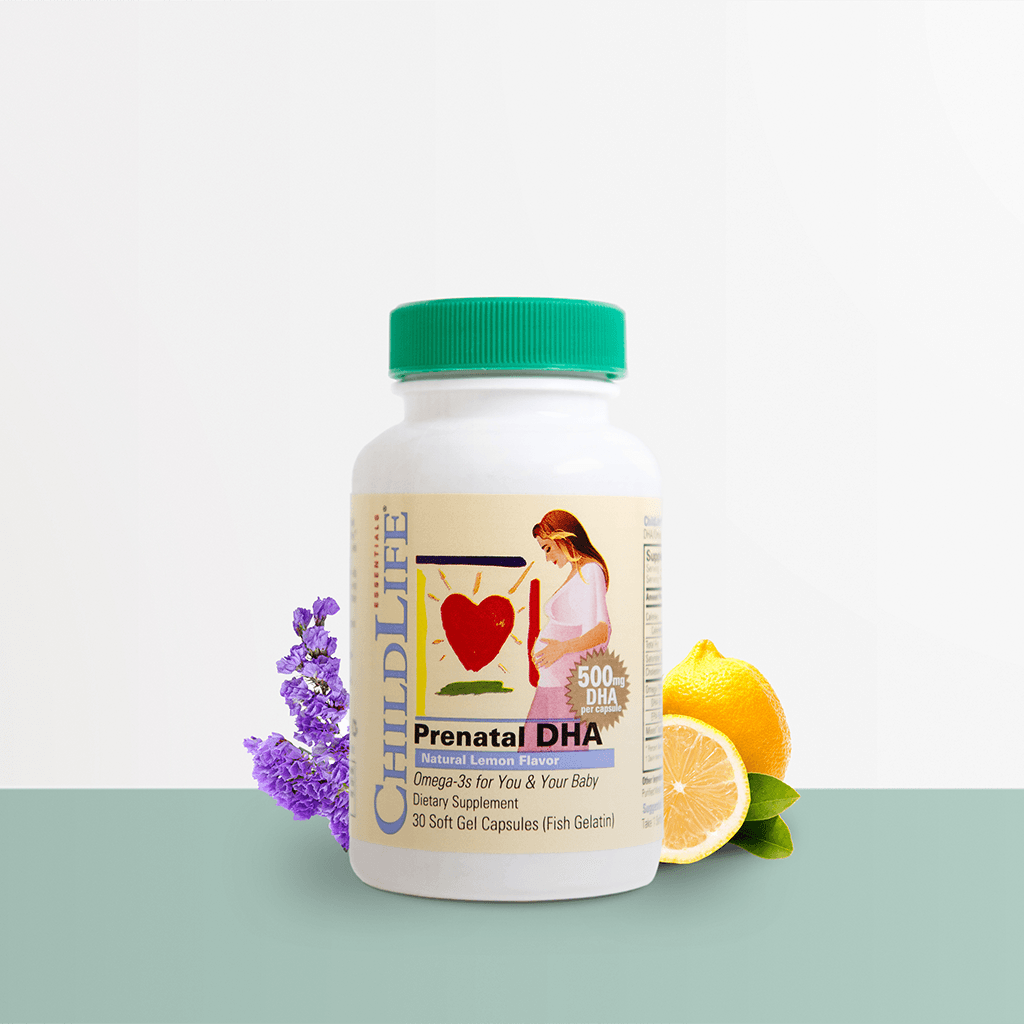 ChildLife Essentials Prenatal DHA 500mg Softgels Lemon - 30 Count