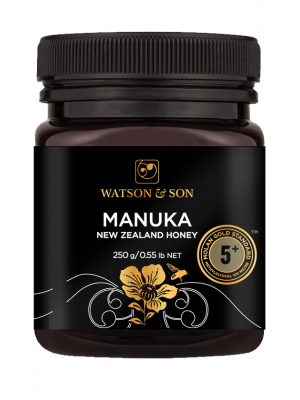 Watson & Son Black Label Manuka Honey MGS5+ (MGO100) 250g Media 1 of 1