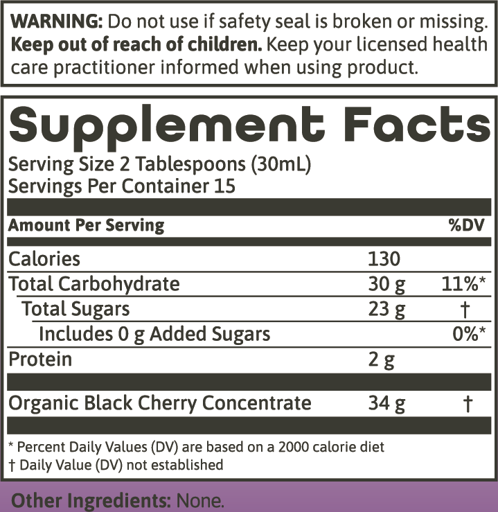 Dynamic Health, Black Cherry Concentrate, 473ml